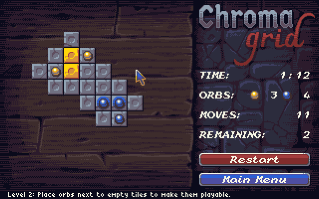 Chroma Grid atari screenshot